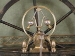 Complex industrial clock based on the steam pump. (France)