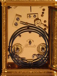 An engraved and gilded gorge cased carriage clock by Richard and Company (France)
