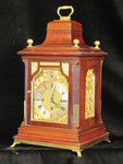 Westminster a whittington chiming mahogany fusee bracket clock (England)