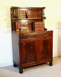 Regency Mahogany Chiffonier / Writing Desk (England)