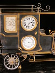 A rare automaton car clock by Guilmet,  (France)