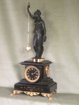 Guilmet mystery clock with pendulum swinging without any obvious impulse (France)