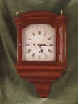 late18th cent mahogany wall clock by Grant Fleet Street London No. 330 (England)