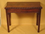 D125 Fine quality Georgian mahogany tea table with finely figured veneers.  (England)
