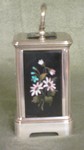 Rare miniature silver plated corniche cased  (France)